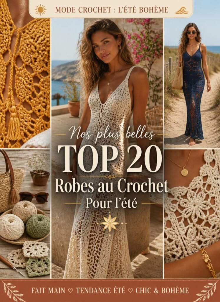 Top 20 des Plus Belles Robes au Crochet à Adopter cet Été